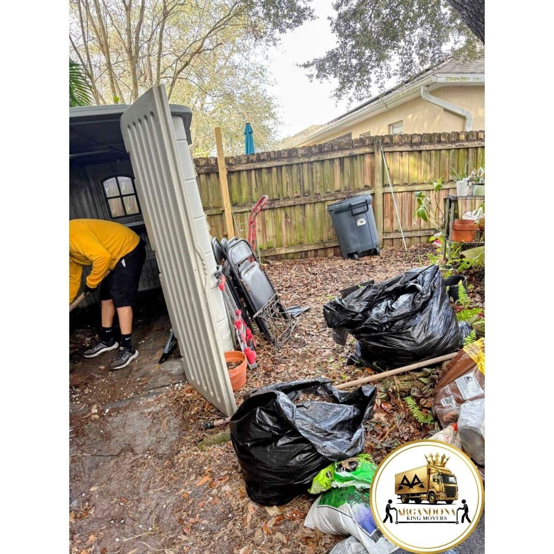 ARGANDONA KING MOVERS property cleanout